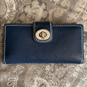 BLUE COACH WALLET - VERY lightly used!